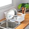 Dish Drying Rack Kitchen Utensils Drainer Rack With Drain Board Countertop Dinnerware Plates Bowls Tableware Storage Rack
