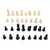 Chess Pieces Plastic Chess Pieces Only 65MM Height Chessmen for Family Gatherings Picnic Camping