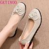 Fashion GKTINOO Plus Size(34-43)Loafers Comfortable Women Genuine Leather Flat Shoes Woman Casual Nurse Work Shoes Women Flats 6 Colors
