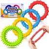 4 Pack Sensory Fidget Toys, Stretchy Fidget Bracelet, Texture & Calming Autism Sensory Toys for Special Needs Autistic Children, Calm Down Toy