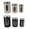3PCS Kitchen Canisters Set Kitchen Jars With See Window Airtight Coffee Container Tea Organizer Suga
