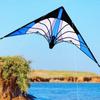 48 Inch Blue Stunt Kite Professional Dual Line Large Delta Kite New Arrive 30m Kite Line Garden