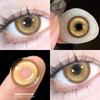 Eyeshare Colored Contact Lenses Cosplay Anime Character Eye Makeup Lenses Red Halloween Carnival Night Contact Lenses Purple Beauty Soft Lenses 1 Pair