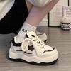 2024 Summer New Versatile Niche Casual Original Maillard Student Star Thick Baseplate Shoes Women's White Shoes
