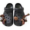 1 Set Toe Charms Funny Simulation Foot Thumb Shoe Charms Decoration Accessories for Kids Adults