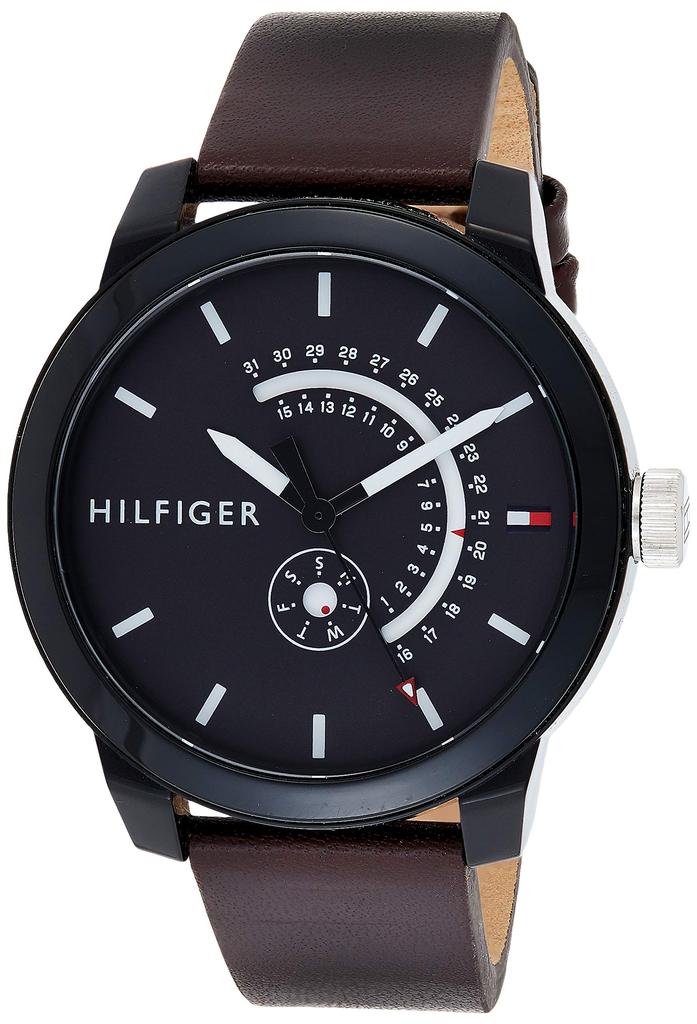 Tommy Hilfiger TOMMY HILFIGER Watch 1791478 Quartz Black Brown Men's
