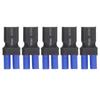 5Pcs EC5 To XT60 Adapter Rubber Plastic Copper Sturdy Accurate High Safety EC5 To Male Adapter for RC Car Aircraft Boat
