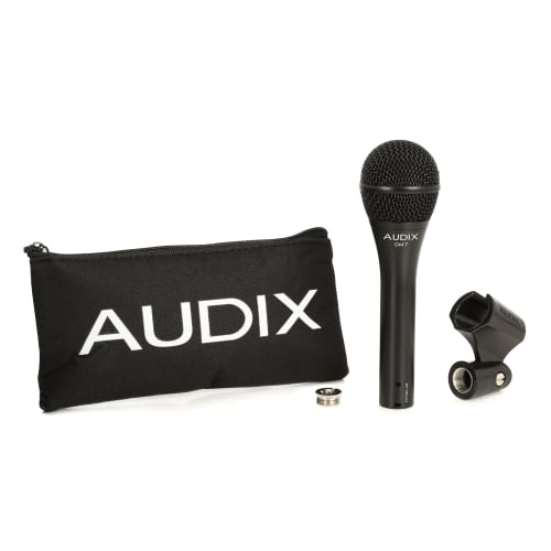AUDIX OM7 Handheld Dynamic Microphone, Super Cardioid, Black, for Vocals, Live Performances, and Stage Recording