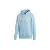 Adidas Originals Kaval Graphic Logo Pullover Hoodie Men Sweatshirts & Hoodies Blue DV1941