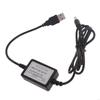 USB Power Supply Adapter Cable with  5.5 X 2.1mm USB 5V To  12V Cable for Low-power Router Speaker 115cm/45''