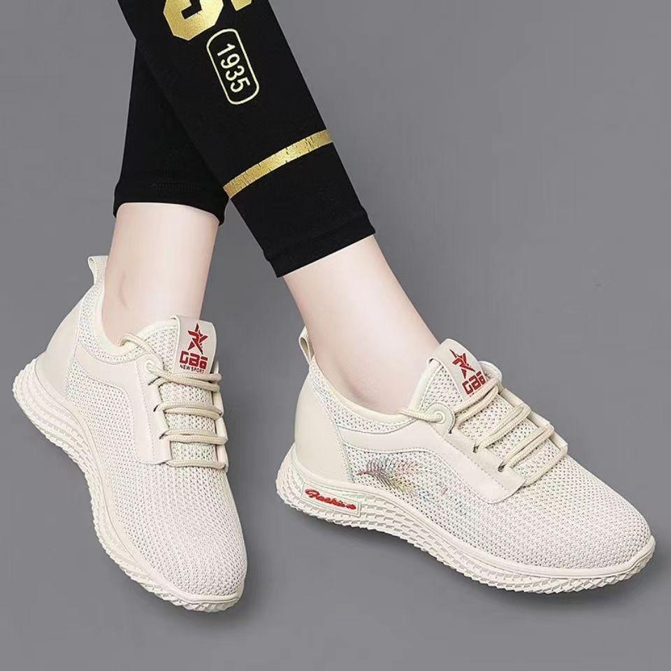 Women's Shoes Summer Casual Sports Shoes Breathable Non-slip Wear-resistant Soft Sole Fashion Casual Shoes Women's Tooling Shoes Foreign Trade