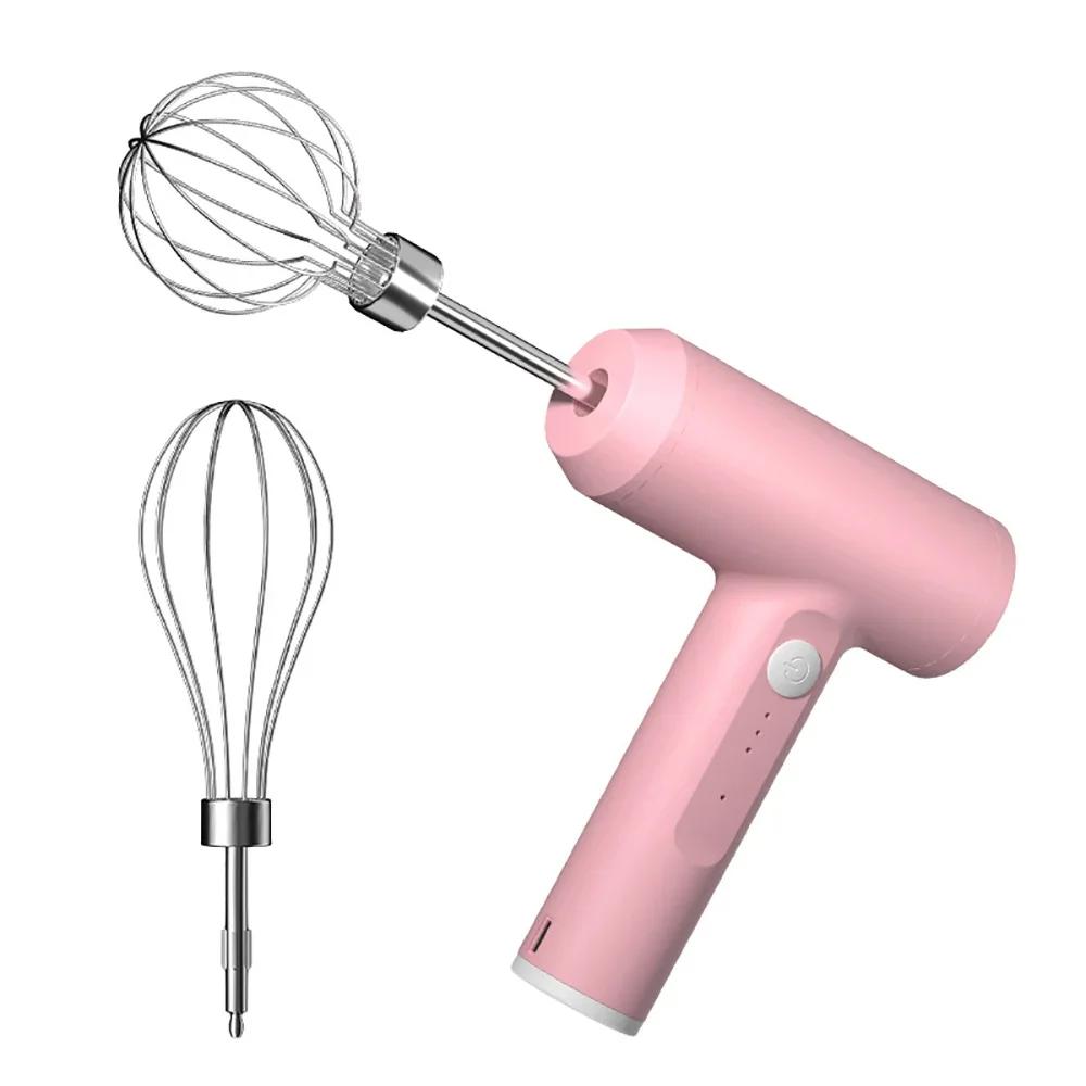 1 Electric Whisk Mixing Egg Whisk Cake Baking Handheld Mixer Automatic Whisk Kitchen Baking Cooking Tools