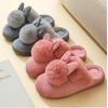 1 Pair Smellless Indoor Slippers Coldproof Fashion Cartoon Rabbit House Female Slippers