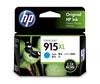 Hewlett Packard HP 915XL Genuine Ink Cartridge Cyan Increased 3YM19AA (HP) []