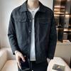 Jacket Men's New Autumn Coat Large Size Korean Style Casual Lapel Top Men's Clothing