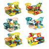 88-100PCS Funnel Slide Building Blocks Marble Race Run Maze Ball Tracking Block DIY Plastic Big Bricks Children Toys Kids Gift