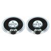 Uxcell 2Pcs 2W 8 Ohm Small Speaker Metal Shell Round Internal Micro Magnet Speaker Mini Speaker for DVD EVD Multimedia Mobile Portable Advertising