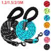 3M Reflective Dog Leash With Comfortable Padded Handle Double Heavy Duty Traction Rope for Dogs Suitable Small To Large Dogs