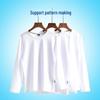 Custom Long-Sleeved Blank Modal T-Shirt for Heat Transfer & Sublimation Printing