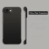 16E Ultra-thin Frameless Phone Case for iPhone 16 E 16 Pro Max 16 Plus Matte Hard PC Protection Back Cover Shell For Apple 16 Pro 16+ Candy Color Case