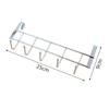 5-Hooks Clothing Coat Towel Hanger Rack Holder Shelf Over Door Home Bathroom Kitchen Hat Organizer Over The Door Hooks