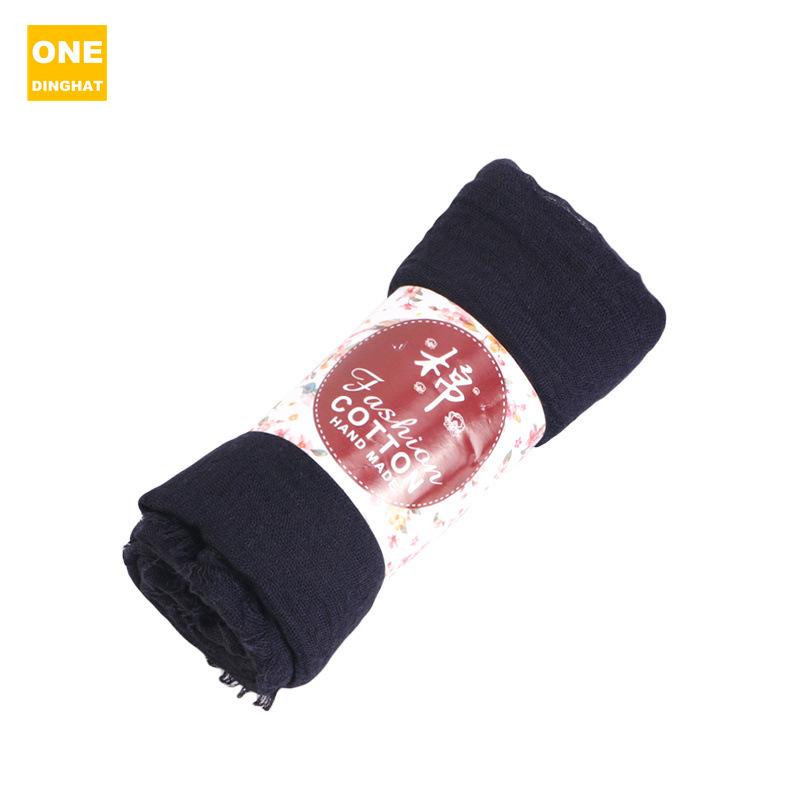 Breathable Cotton And Linen Headscarf, Seersucker Scarf, Ethnic Style Headscarf, Headscarf And Cap Jdwj-32