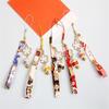 Kawaii Mobile Phone Straps Charm Lucky Cat Keychain Lanyard For iPhone Short Cell Phone Strap Rope Lanyards Cute Mobile Pendant