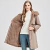 Fashion Winter Coat Female Long Parkas Hooded Can Be Worn On Both The Inside and Outside Loose Thick Warm Women's Faux Fur Jackets