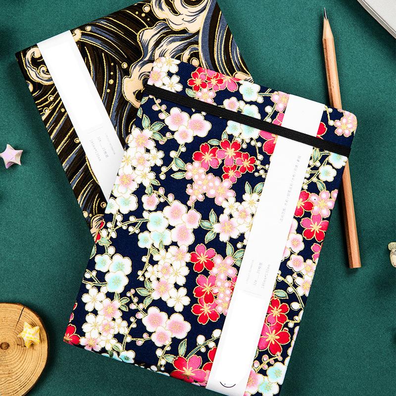 Fabric Art Hardcover Watercolor Sketch Paper Book Wood Pulp Fine Texture 32K 300g 20 Sheets Travel Outdoor Painting Pad for Gouache Acrylic Watercolor