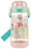 Skater Children's Water Bottle, 480ml, Clear Bottle with Straw, Disney Princess, Size 23, Girls, PDSH5