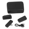Wireless Lavalier Microphone Noise Cancellation 12H Battery Life 2.4G Compact Lapel Clip On