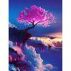 DIY Diamond Painting Cloud Tree Mosaic Diamond Embroidery Full Round Picture Of Rhinestone Gift 30x40cm