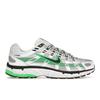 P-6000 White Spring Green Unisex Sneakers Metallic-Silver Black CD6404-104