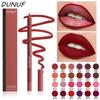 23 Colors Foaming Lipliner Durable Waterproof Soft Mist Lipstick Pen Gentle Pink Brown Purple Colors Matte Lip Contouring Pencil