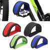 Bike Cycling Pedal Tape Anti-slip Toe Strap Belt Sturdy Canvas Double-Layer Fixed Gear Mountain Bikes Hook Lace-Up Straps for Safety