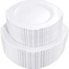 Disposable Plates Plastic Party Supplies, Reusable