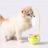 New Cat Tumbler Toys Cats Kitten Interactive Bite Resistant Turntable Funny Feathers Pet Cat Playing Toy with Catnip Indoor Cats Kitten Exercise