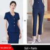 Professional Women's Short Sleeve Suit for Reception & Salon Staff