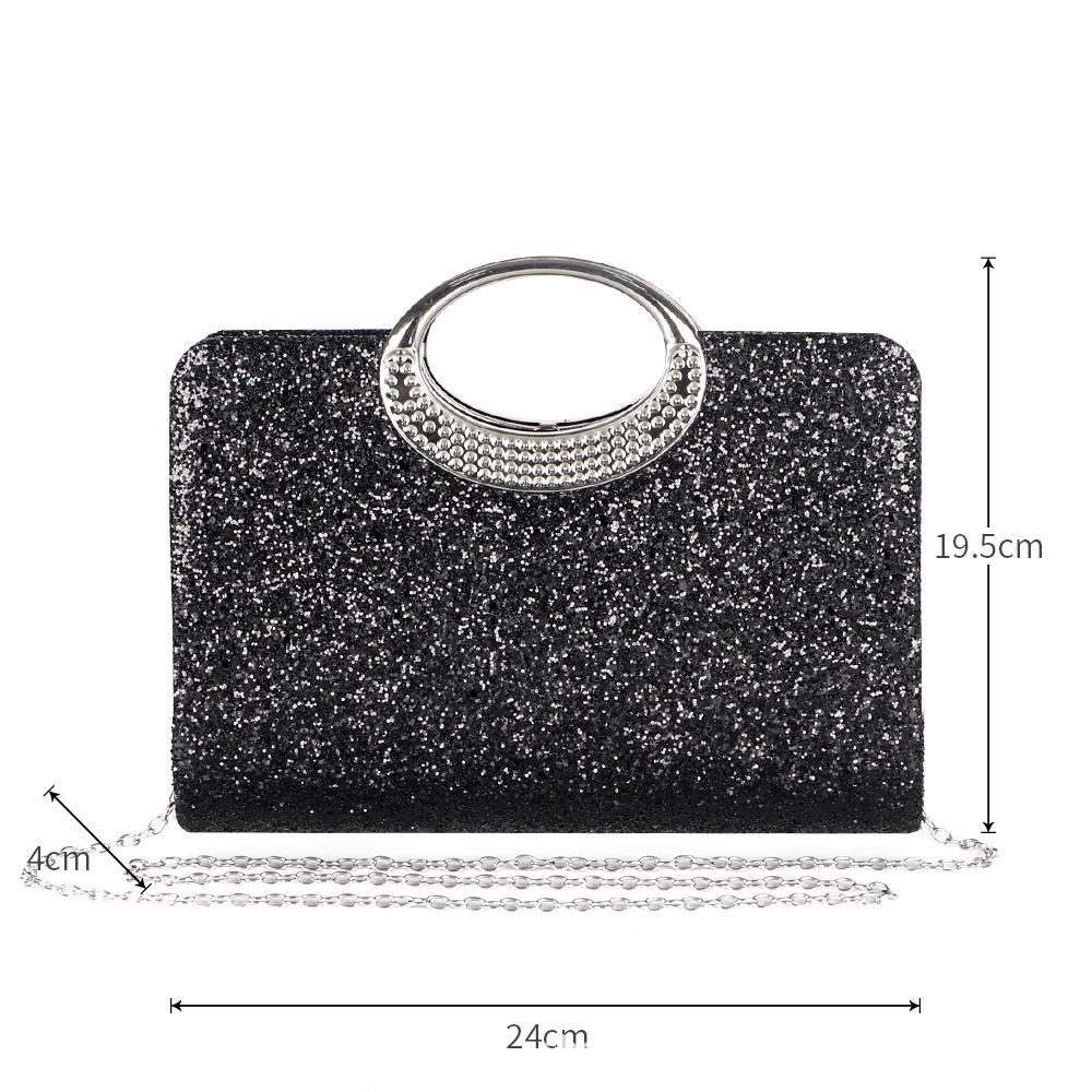 Spot Fast Delivery Rhinestone Crossbody Evening Bag for Weddings and Parties