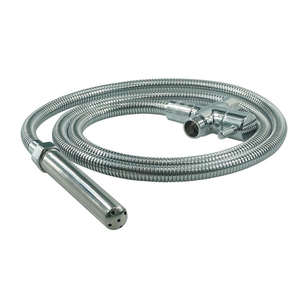 Metal Stainless Steel Anal Vaginal Enema Rinse Cleaning Wash Shower Hose Set