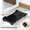 Computer Tower Stand Adjustable Mobile Cpu Stand Gaming Pc Case With 4 Caster Wheels Most For Most Pc Computer Under Desk Holder