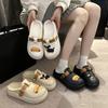 Cartoon Cute Baotou Muffin Beach Cool Slippers Women Spring Summer Wear Lazy Half Drag Women Slippers