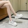 New Thick-soled Leather Little White Shoes Women's Autumn Sports Shoes Inner Height Increase Casual Board Shoes Women's Student Shoes