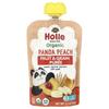 Holle Organic Fruit and Grain Puree, Panda Peach, 8 Months+, Peach, Apricot, Banana with Spelled, 3.5 Oz (100 G)