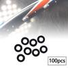 100 Pieces Badminton Grommets Eyelets Nylon Accessories Repairing String Protectors Maintenance Anti