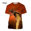 Cobra Series 3D Printed Men's Casual Short Sleeved T-shirt
