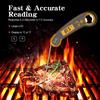 Digital Meat Thermometer with Bottle Opener Waterproof Instant Read Food Thermometer Grilling Cooking Backlight LCD Screen Ultra-Fast BBQ Thermometer