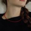 MERCURY [coral] Tiny Red Coral Necklace