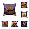 Pumpkin Throw Pillow Cover Halloween Theme Throw Pillow Cover Sofa Chair Bed Cushion Cover Home Decor