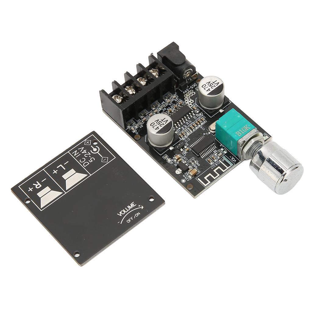 Digital Power Amplifier Board Bluetooth 5.0 Mini Stereo Power Amplifier Module with Switch and